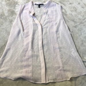 NWT WHBM sleeveless blouse